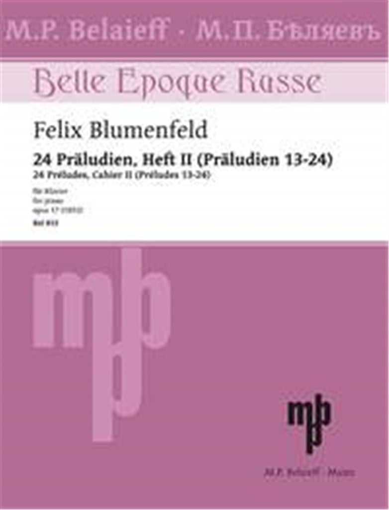 24 Preludes op. 17 Heft 2